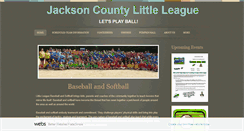 Desktop Screenshot of jacksonlittleleague.org