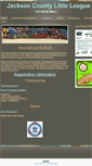 Mobile Screenshot of jacksonlittleleague.org